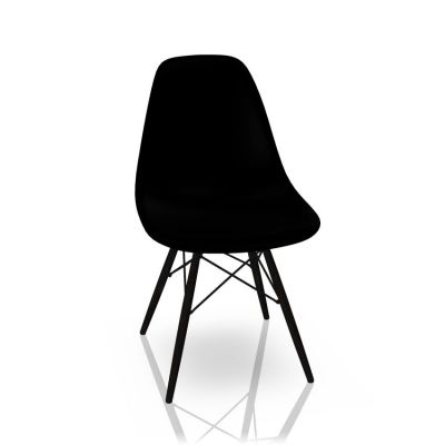 Eames Plastic Side Chair DSW Stuhl Ahorn schwarz-Schwarz Vitra EINZELSTÜCK